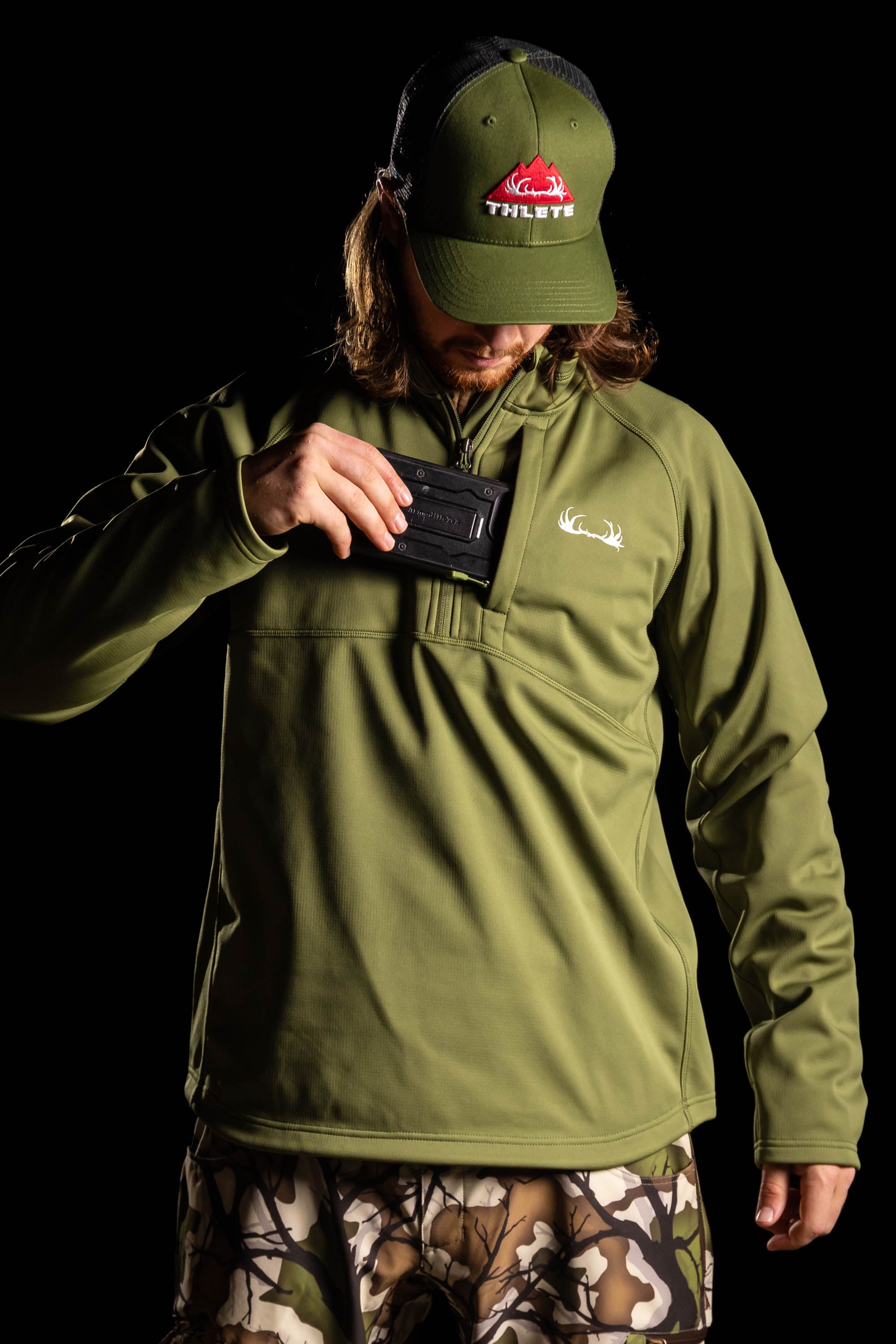 Wind 1/4 Zip Top
