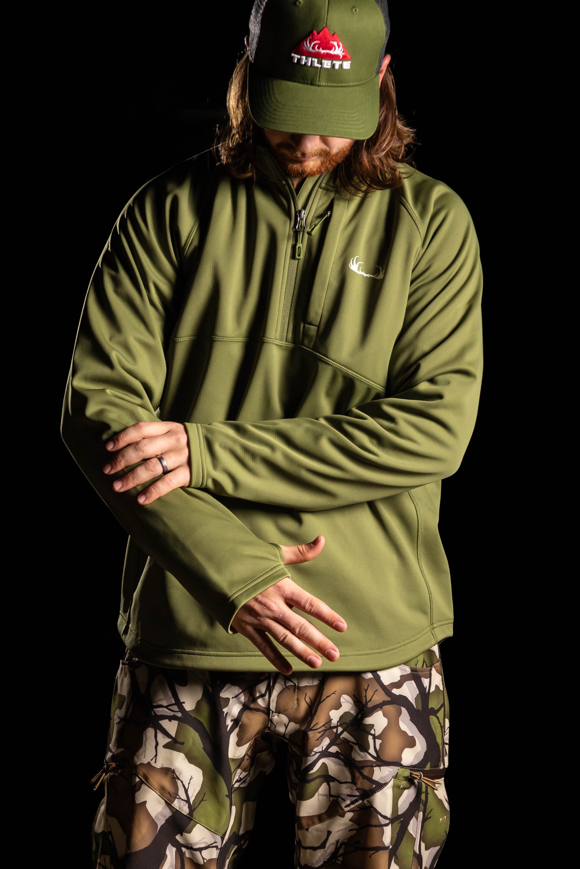 Wind 1/4 Zip Top